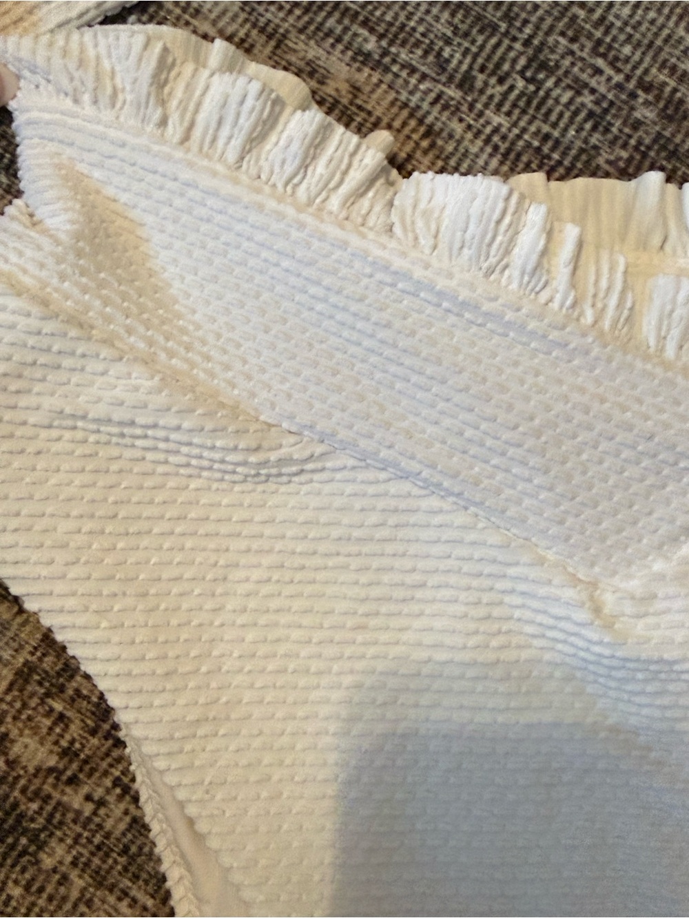 Aerie White Textured Bikini Set - Picture 4 of 5